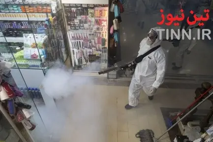ضدعفونی و پاکسازی بازار تجریش