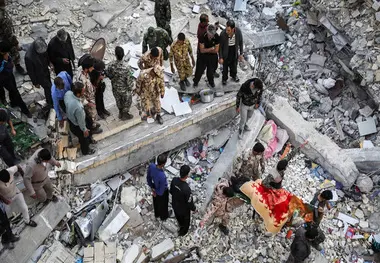 تصاویر دومین شب زلزله زدگان کرمانشاه