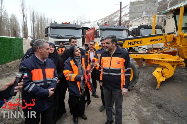 رونمایی از تجهیزات جدید راهداری در آستانه روز راهدار