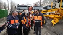 رونمایی از تجهیزات جدید راهداری در آستانه روز راهدار