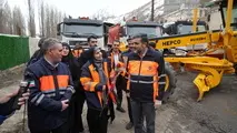 رونمایی از تجهیزات جدید راهداری در آستانه روز راهدار