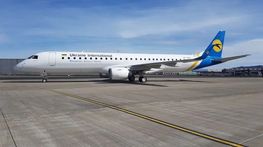 Ukraine International Airlines Welcomes First Embraer E195