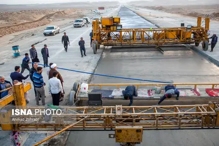 گزارش تصویری اجرای پروژه آزادراه شهید سلیمانی قم  (16)