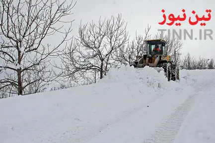 برف روبی و بازگشایی جاده ها در آذربایجان غربی