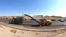 بهسازی و روکش آسفالت ۴۵ کیلومتر از محورهای روستایی تهران و ورودی‌ های سمنان