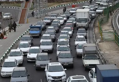 ترافیک سنگین در جاده‌های استان تهران