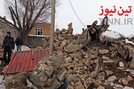 خسارت‌های زلزله در قطور - آذربایجان غربی