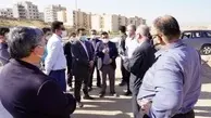 بازدید سرزده معاون وزیر راه از زیر ساخت های مسکن مهر هشتگرد