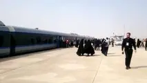 بازدید وزیر راه و شهرسازی از پایانه مرزی مسافری ریلی شلمچه و راه آهن خرمشهر