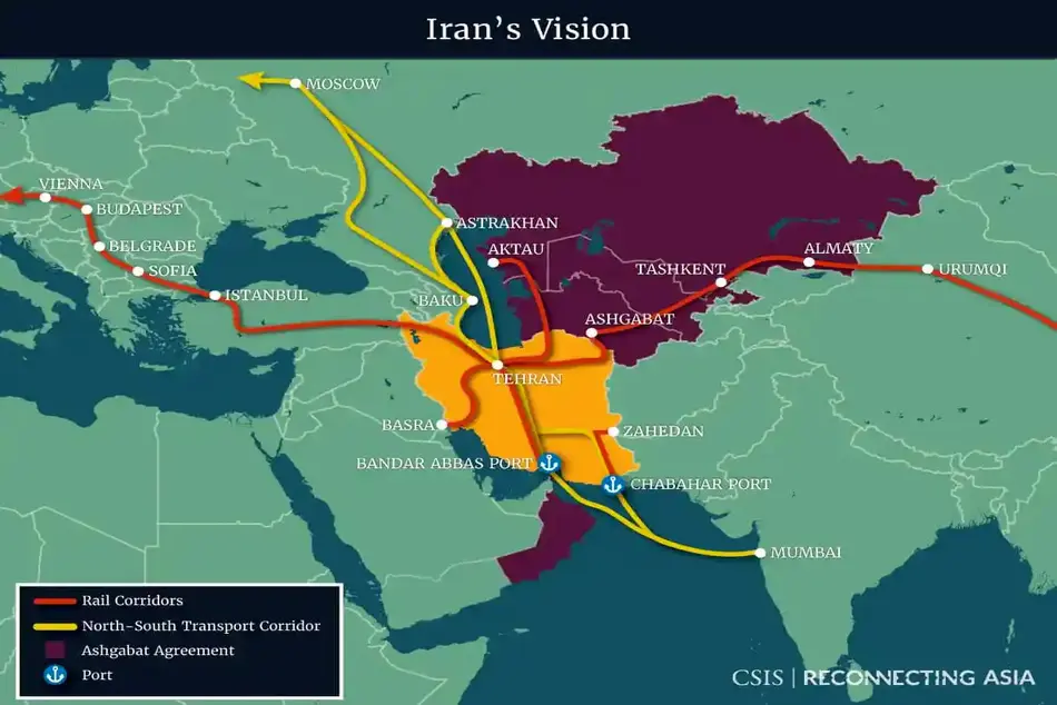 کریدور ریلی ایران به آسیای مرکزی؛ شاهراه استراتژیک اوراسیا در سال ۲۰۲۵