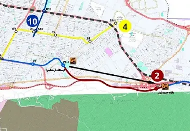 بررسی امکان اجرای طرح اتصال خط ۲ مترو تهران به پایانه جدید شرق 