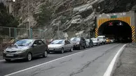 اعمال محدودیت‌های ترافیکی در جاده کرج - چالوس