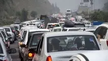 جاده چالوس دوطرفه شد / بارش برف و باران در ۵ استان