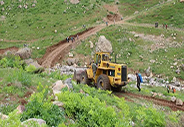 جلوگیری از عملیات جاده کشی غیرمجاز در اشترانکوه