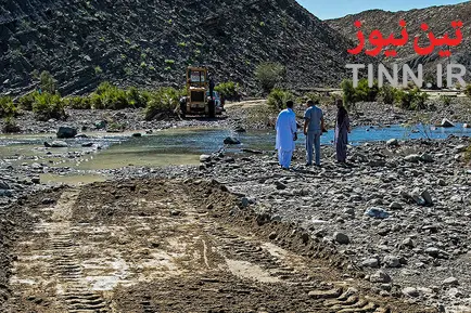 خسارات سیل به عشایر بورک شهرستان نیکشهر