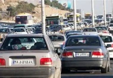  ترافیک سنگین در محورهای ورودی و خروجی مشهد مقدس 