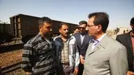 بازدید مدیرعامل راه‌آهن از ایستگاه سیستان در اداره کل راه‌آهن اصفهان 