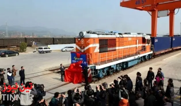 ورود نخستین قطار باری چین به تهران / برگزاری مراسم استقبال با حضور سفرای چین٬ ترکمنستان و قزاقستان