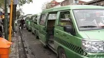 خدمات‌ رسانی رایگان ۲۱۵ تاکسی ون در مراسم ارتحال حضرت امام(ره)