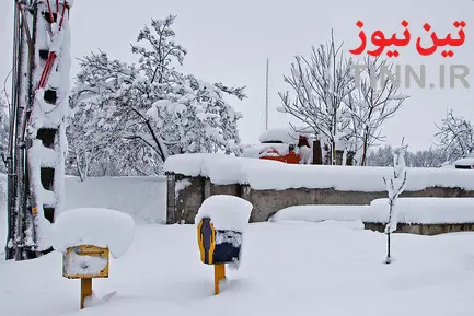 بارش سنگین برف در گیلان