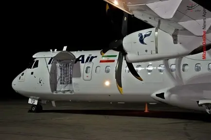 تصاویر دیدنی از نخستین پرواز هواپیمای ATR72 هما به سنندج