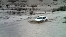  جاده شهرکرد - اندیکا در خوزستان زیر آب رفت