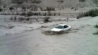  جاده شهرکرد - اندیکا در خوزستان زیر آب رفت