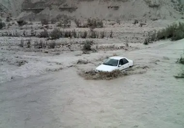  جاده شهرکرد - اندیکا در خوزستان زیر آب رفت