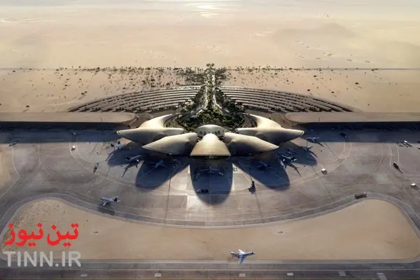 مراحل ساخت فرودگاه فوق مدرن در سواحل عربستان در دریای سرخ