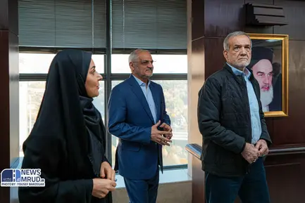 گزارش تصویری بازدید رئیس جمهور از وزارت راه و شهرسازی (4)