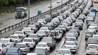 ترافیک نیمه سنگین در آزاد راه کرج-تهران