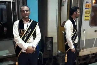 فیلم| انتخابم برای سفر اربعین قطار بود