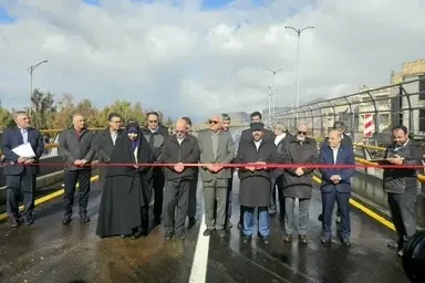 افتتاح دوربرگردان غیرهمسطح میثم شیراز با ارتباط ویدیوکنفرانسی رئیس‌جمهور