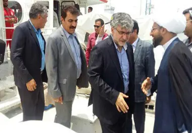بازدید مدیر عامل سازمان بنادر و دریانوردی از اداره بنادر و دریانوردی بندرلنگه