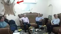 جسد قوچ روی دیوار جلسه مسئولان محیط زیستی!