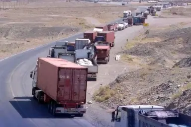 جابجایی ۲۰ میلیون تن کالا با ناوگان جاده ای  کرمان