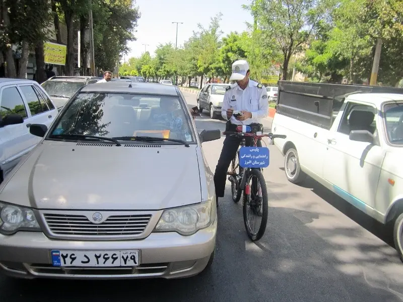 آغاز به کار پلیس دوچرخه‌سوار در شهرستان البرز