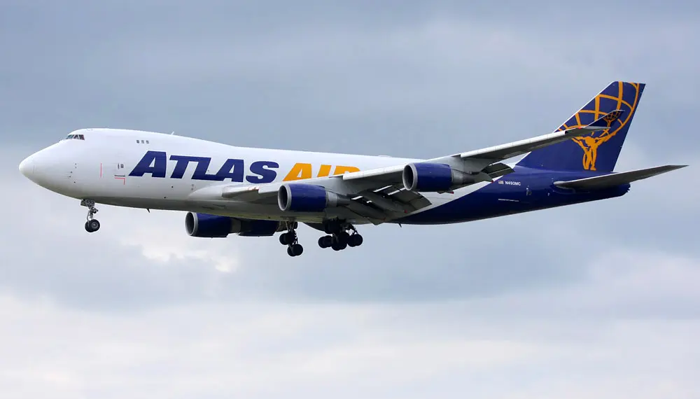 Atlas Air Places Three 747-400Fs with Hong Kong Air Cargo