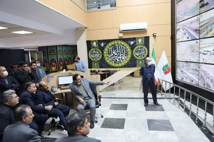 بازدید وزیر راه از مرکز مدیریت راه ها (8)