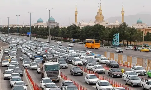 ترافیک عوارضی تهران برای تست کرونا