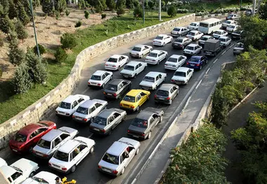 ترافیک در محور هراز و چالوس