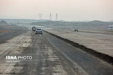 گزارش تصویری اجرای پروژه آزادراه شهید سلیمانی قم  (7)