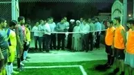 افتتاح زمین چمن مصنوعی فوتبال فرودگاه بین‌المللی بندرعباس