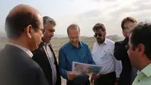 بازدید معاون مهندسی و توسعه امور زیربنایی سازمان بنادر از پروژه های فنی و عمرانی بندر شهید رجایی