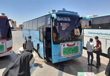 جابجایی۱۸۰۰ زائر حرم رضوی توسط ناوگان حمل‌ و نقل بلوچستان 