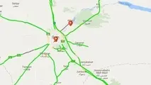 آخرین وضعیت ترافیک جاده‌ها + نقشه
