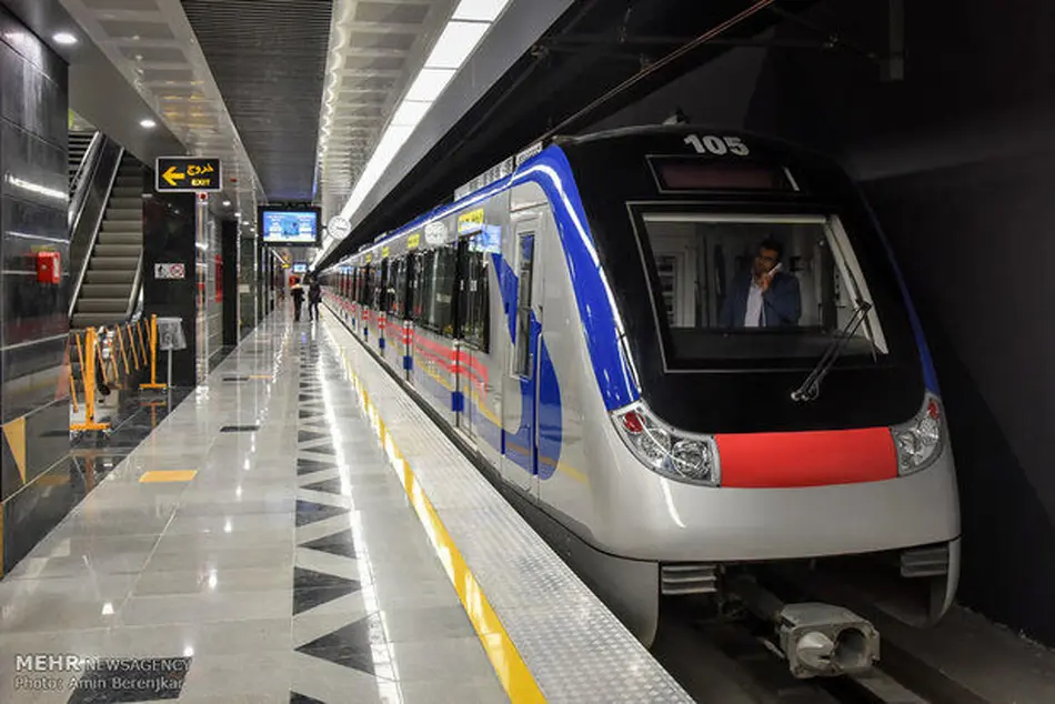 افزوده شدن ۲ رام قطار جدید به ناوگان متروی تهران 