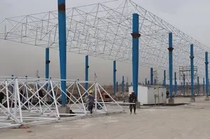 پیشرفت عملیات عمرانی پایانه آزادگان مترو
