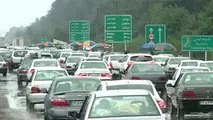 ترافیک سنگین در محور چالوس و آزادراه‌ های منتهی به تهران