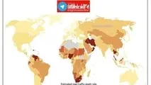نقشه جهانی نرخ مرگ و میر سوانح رانندگی